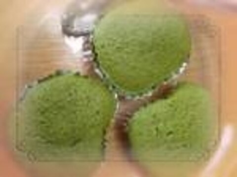 超しっとり!簡単☆HMでつくる抹茶マフィン